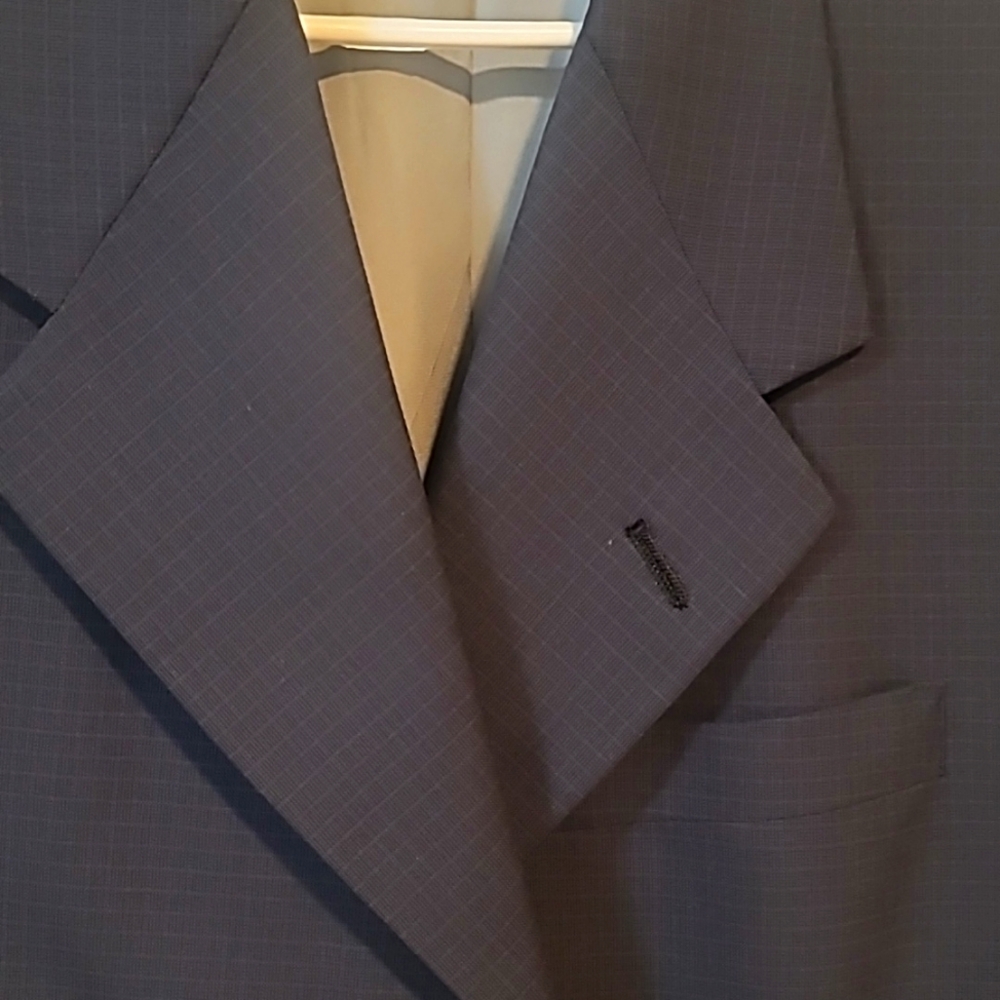 Innocenti hand Taylored Navy Blue Window Pain Blazer